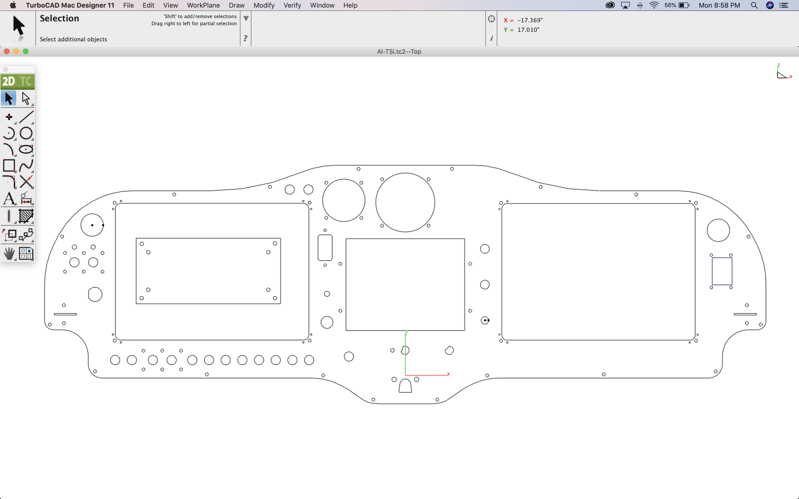 Sling Aircraft Panel CAD Design