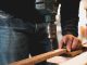 Man drilling wood