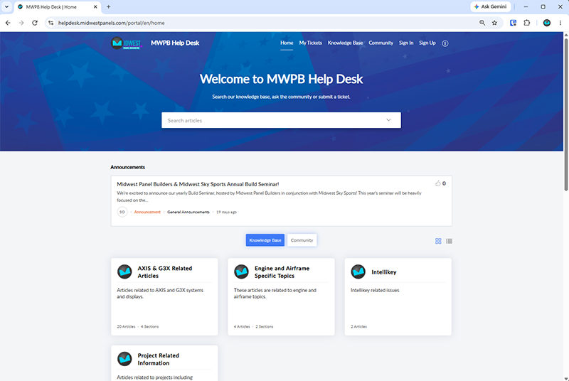 MWPB Support Desk